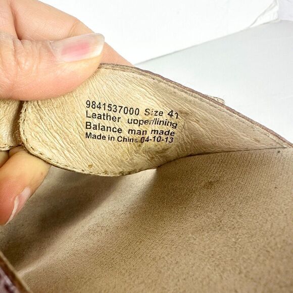 Dansko Sophie Tooled Leather Sandal Clog Size 41 US 10.5-11 Brown Buckle Comfort - Picture 10 of 10